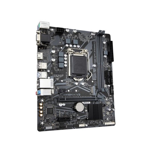 Mатеринська плата s1200 Intel H410 HDMI/VGA M.2 Gb E LAN mATX (H410M H V3)