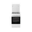 Плита Indesit комбінована, 57л, 50x60см, конвекція, білий