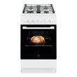 Плита Electrolux газова, 51л, 50x60см, чавун, білий
