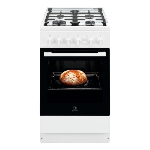 Плита Electrolux газова, 51л, 50x60см, чавун, білий