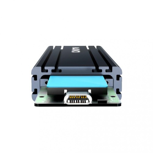 Зовнішня кишеня Maiwo (K1686P), M.2 SSD NVMe, USB 3.1 Type C, Grey