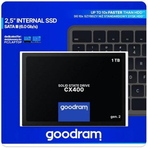 Накопичувач SSD 2.5 GoodRam CX400 Gen.2 1TB SATAIII 3D TLC (SSDPR-CX400-01T-G2)
