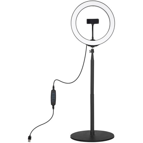 Кільцева USB LED лампа Puluz PKT3039 10.2 + настільне кріплення 140 см