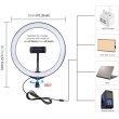 Кільцева USB LED лампа Puluz PKT3039 10.2 + настільне кріплення 140 см
