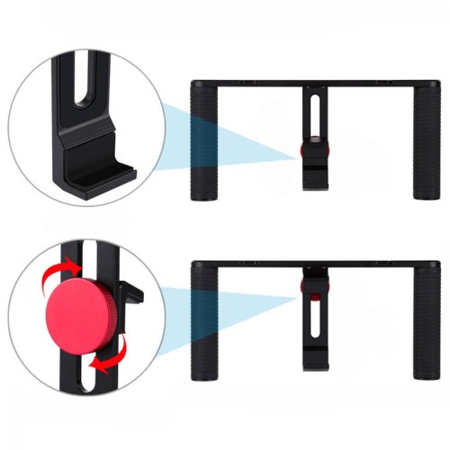 Комплект блогера Puluz PKT3028 4в1 (кільцеве світло, кріплення, тримач для телефону, мікрофон)