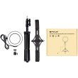 Кільцева USB LED лампа Puluz PKT3036 6.2 + штатив 1.1 м