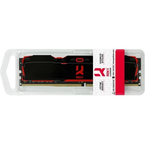 Модуль памяті DDR4 16GB 3200MHz GoodRam IRDM X Black (IR-X3200D464L16A/16G)
