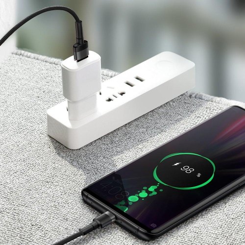 Кабель Baseus Cafule HW QC USB Double-sided Blind Interpolation For Type-C 40W 1m Grey/Black