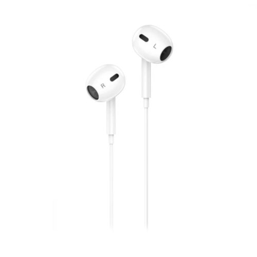 Навушники BOROFONE BM30 Max Acoustic wire for Lightning with mic, White