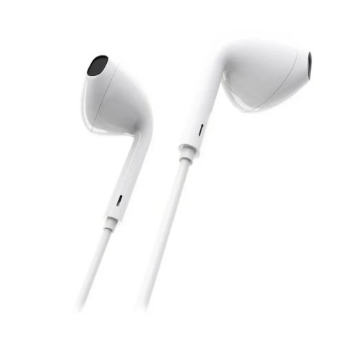 Навушники BOROFONE BM30 Max Acoustic wire for Lightning with mic, White