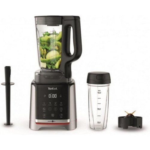 Блендер Tefal стаціонарний InfinyMix + 1600Вт, чаша-1750мл, стакан 600мл, сріблясто-чорний