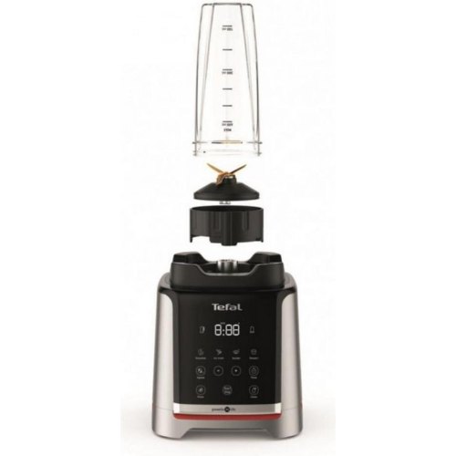 Блендер Tefal стаціонарний InfinyMix + 1600Вт, чаша-1750мл, стакан 600мл, сріблясто-чорний