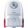 Пилосос Gorenje мішковий, 700Вт, 3л, HEPA, щітка Xpand Zone, телескоп, червоний