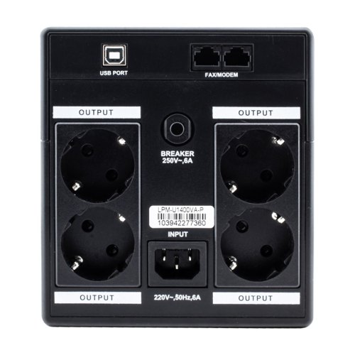 Пристрій безперебійного живлення LogicPower LP U1400VA-P (LP10394)