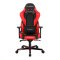 Крісло для геймерів, DXRacer G Series D8200 (GC-G001-NR-B2-NVF) (чорно-червоне), PU шкіра, алюмінієвий каркас