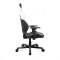 Крісло для геймерів, DXRacer G Series D8100 (GC-G001-NW-C2-NVF) (чорно-біле), PU шкіра, алюмінієвий каркас