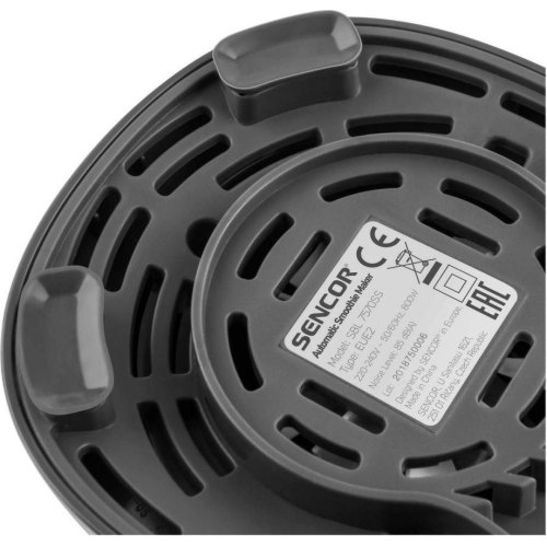 Блендер для смузі Sencor стаціонарний 800Вт, 4 ємності, чаша-900мл, скло, млин для кави, сірий