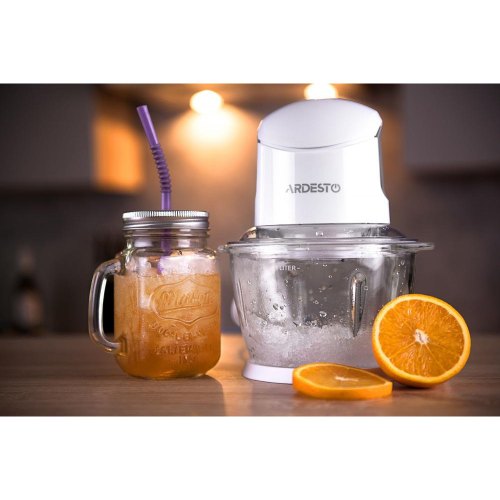 Подрібнювач Ardesto, 400Вт, чаша-1000мл, скло, корпус-пластик, білий