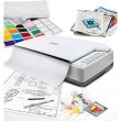 Сканер планшетний А3 Plustek OpticPro A320E, 800x800 dpi, 48 bit, планшетний, сірий