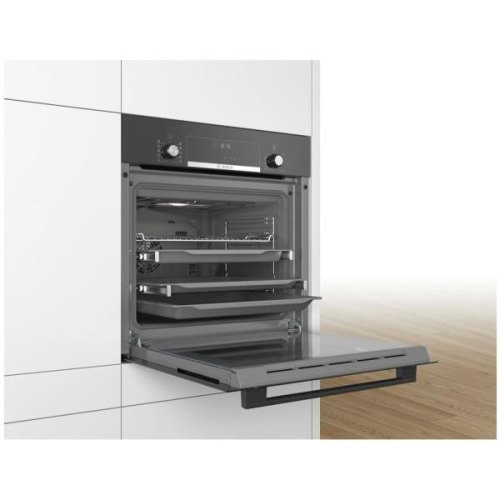 Духова шафа Bosch електрична, 66л, A, дисплей, конвекція, чорний