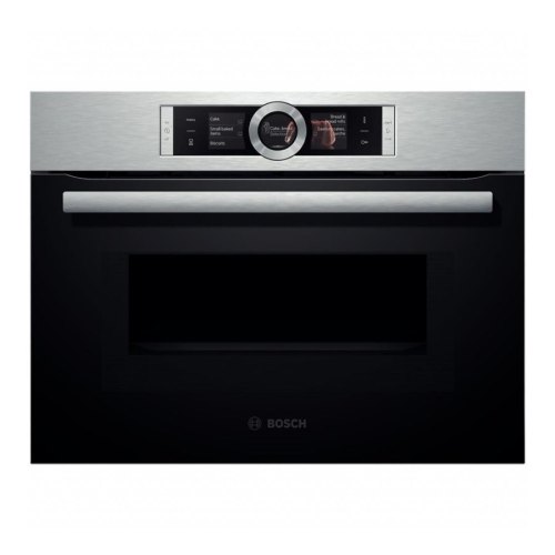 Духова шафа Bosch електрична компактна, 45л, A, дисплей, конвекція, ф-ція мікрохвиль, нерж