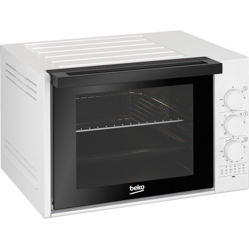 Піч електрична Beko, 30л, 1850Вт, механіч., гриль, конвенція, розморожування, біла