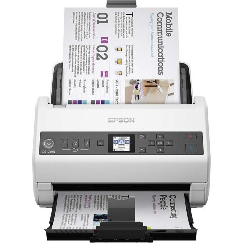 Сканер Epson WorkForce DS-730N A4 (B11B259401)