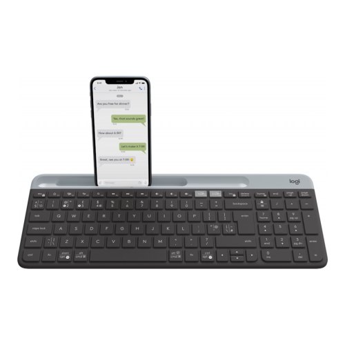 Клавіатура бездротова Logitech K580 Slim Multi-Device Graphite (920-009275)