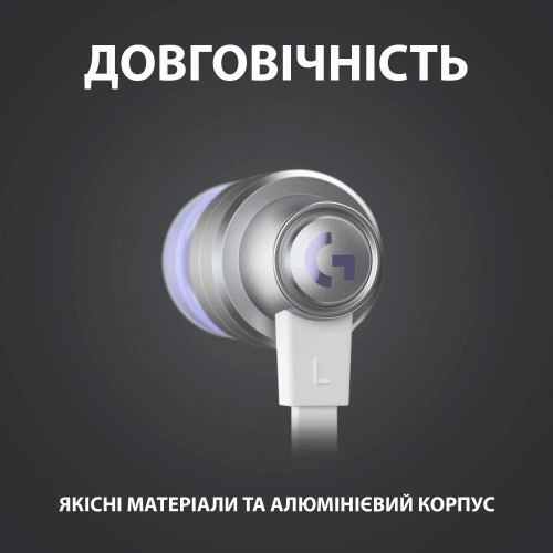 Гарнітура дротова Logitech G333 White (981-000930)