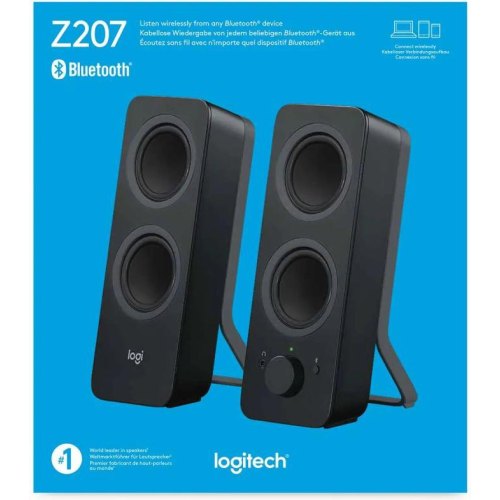 Акустична система 2.0 Logitech Z207 Black (980-001295)