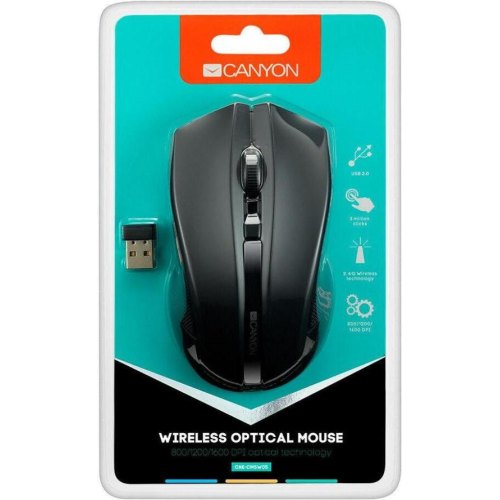 Мишка бездротова Canyon CNE-CMSW03B Black