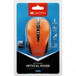 Мишка бездротова Canyon CNE-CMSW1O Black/Orange