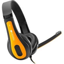 Гарнітура дротова Canyon CNS-CHSC1BY Black-Yellow