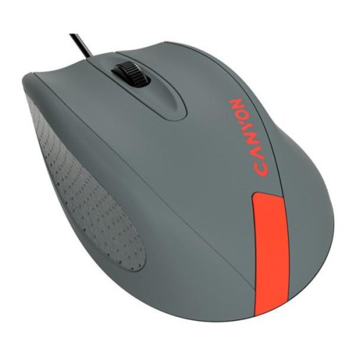 Мишка дротова Canyon M-11 Gray/Red (CNE-CMS11DG)