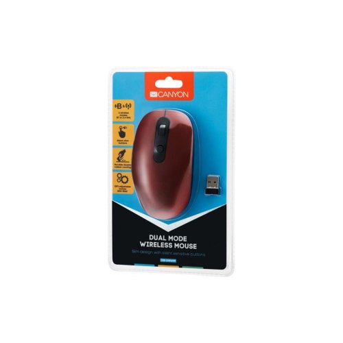 Мишка бездротова Canyon CNS-CMSW09R Red