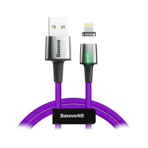 Кабель Baseus Zinc Magnetic Cable USB For iP 1.5A 2m, Purple