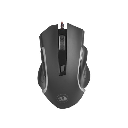 Мишка дротова ігрова, Defender Redragon Nothosaur USB Black (75065), оптична 3200 dpii, 6кн+1кол, чорний