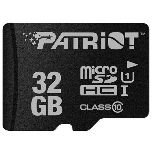 microSDHC карта 32GB Patriot LX Series class10 UHS-1 (PSF32GMDC10)