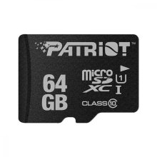 microSDXC карта 64GB Patriot LX Series class10 UHS-1 (PSF64GMDC10)
