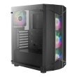 Корпус Aerocool Sentinel ARGB Tempered Glass Black (Sentinel-G-BK-v1)