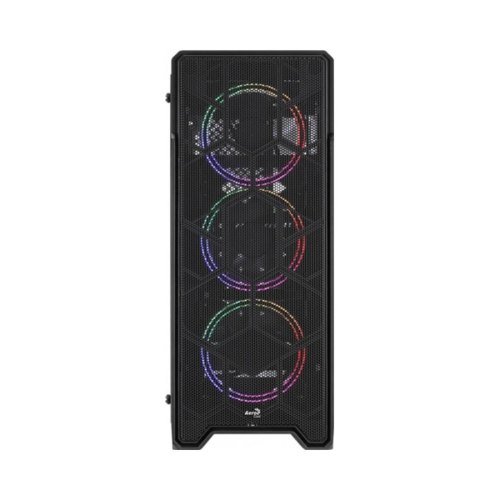 Корпус Aerocool Ore FRGB-G-BK-v1 Tempered Glass Black (Ore FRGB-G-BK-v1)