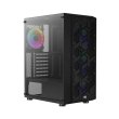 Корпус Aerocool Hive FRGB Black (Hive-G-BK-v2)