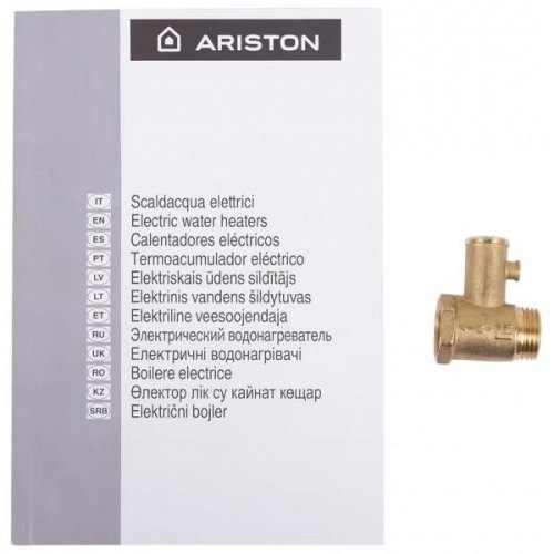 Водонагрівач  електричний Ariston BLU1 ECO 100 V 1,8K PL DRY 100 л, 1.8 кВт сухий тен, круглий, електронне керування, Італія, В