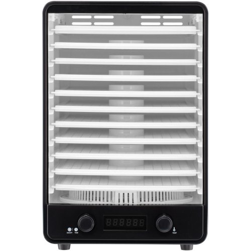 Сушарка для продуктів Ardesto 550Вт, піддонів - 10+1x3см, макс - 70°С, сітка для ягід, пластик, білий