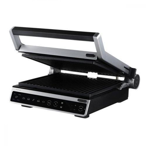 Гриль Ardesto прижимний  2000Вт, темп. режимів-6, з`ємні пластини, розкриття на  180°, сріблястий