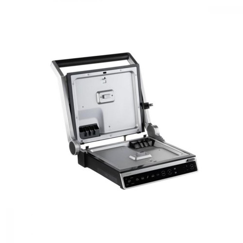 Гриль Ardesto прижимний  2000Вт, темп. режимів-6, з`ємні пластини, розкриття на  180°, сріблястий