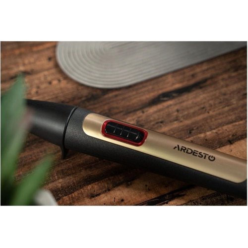 Плойка Ardesto HC-726G, 35Вт, D -13mm, >200С, для афрокудрів, кераміка, чорний