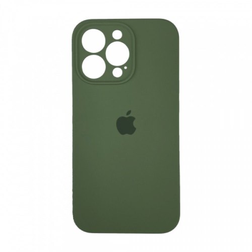 Чохол Silicone Case Full Camera for iPhone 13 Pro, pine green (58)
