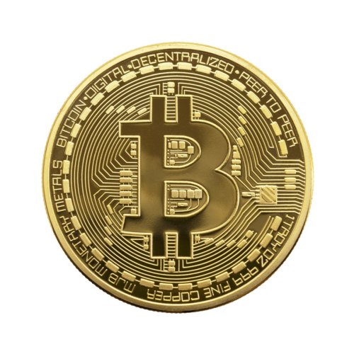 Сувенірна монета Біткоїн (Bitcoin)