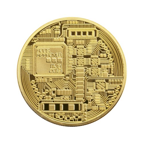 Сувенірна монета Біткоїн (Bitcoin)